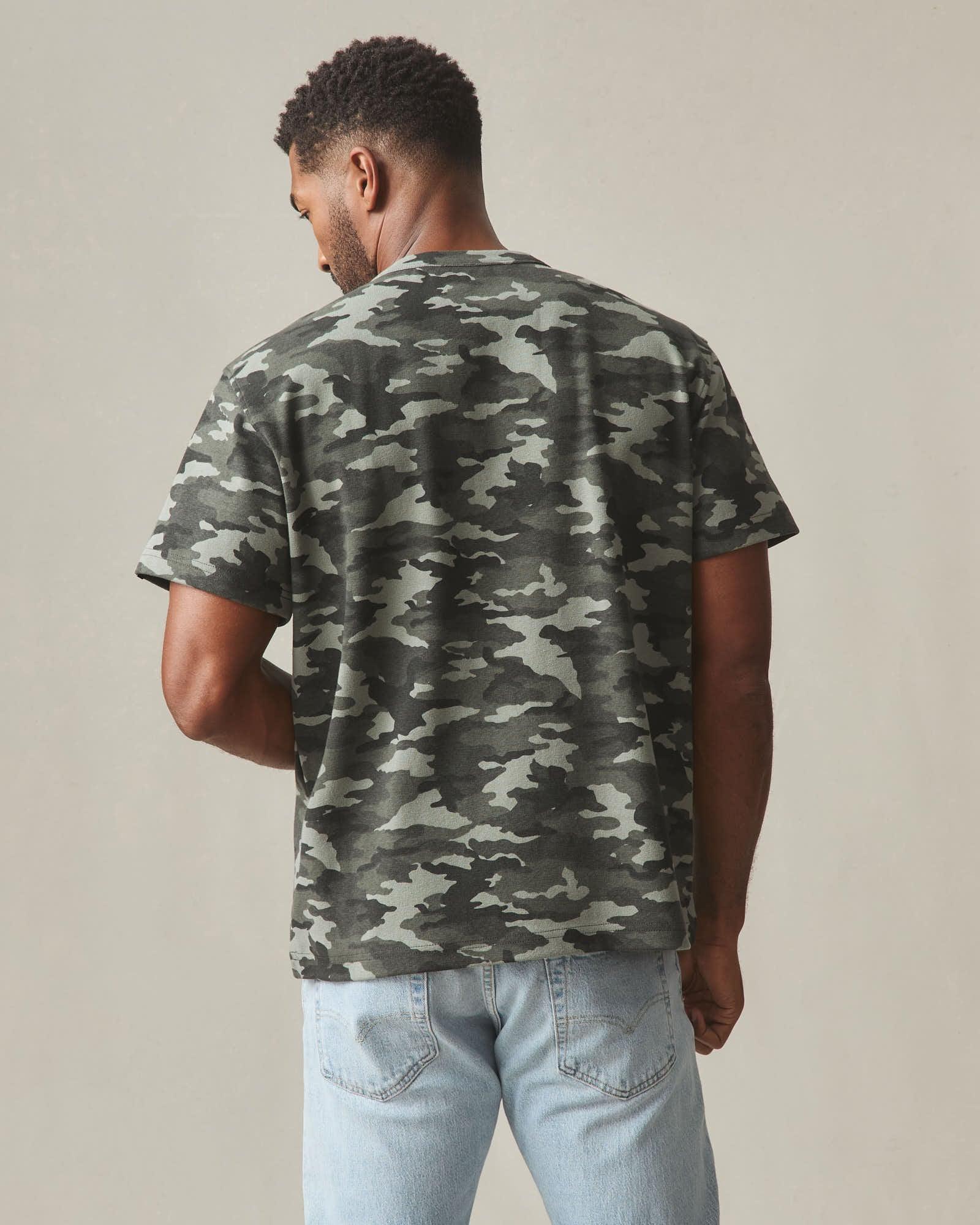 Men's Rib Tee - Forest Camo Product Image