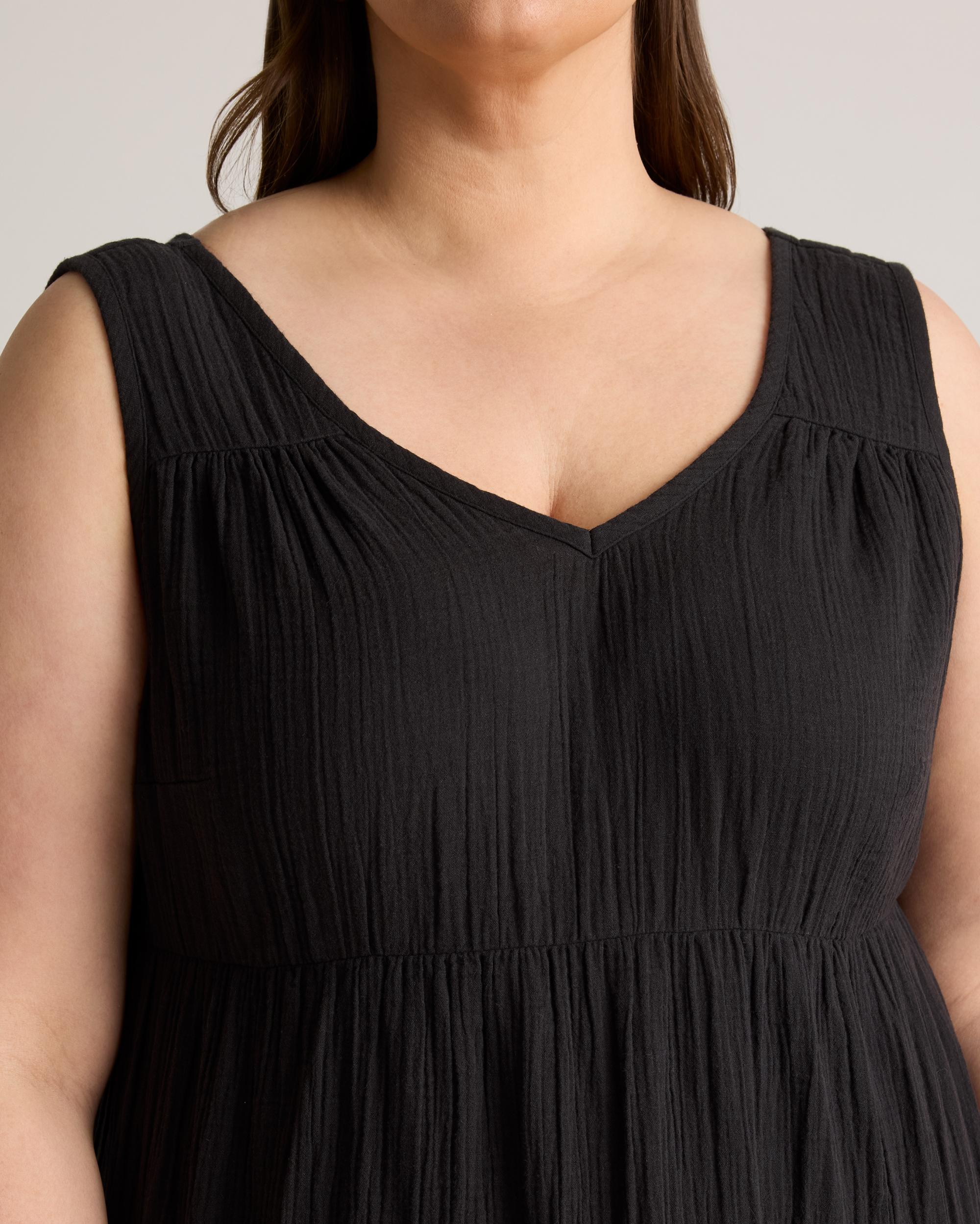 Quince | Women's Gauze Tiered Maxi Dress Organic Cotton Product Image