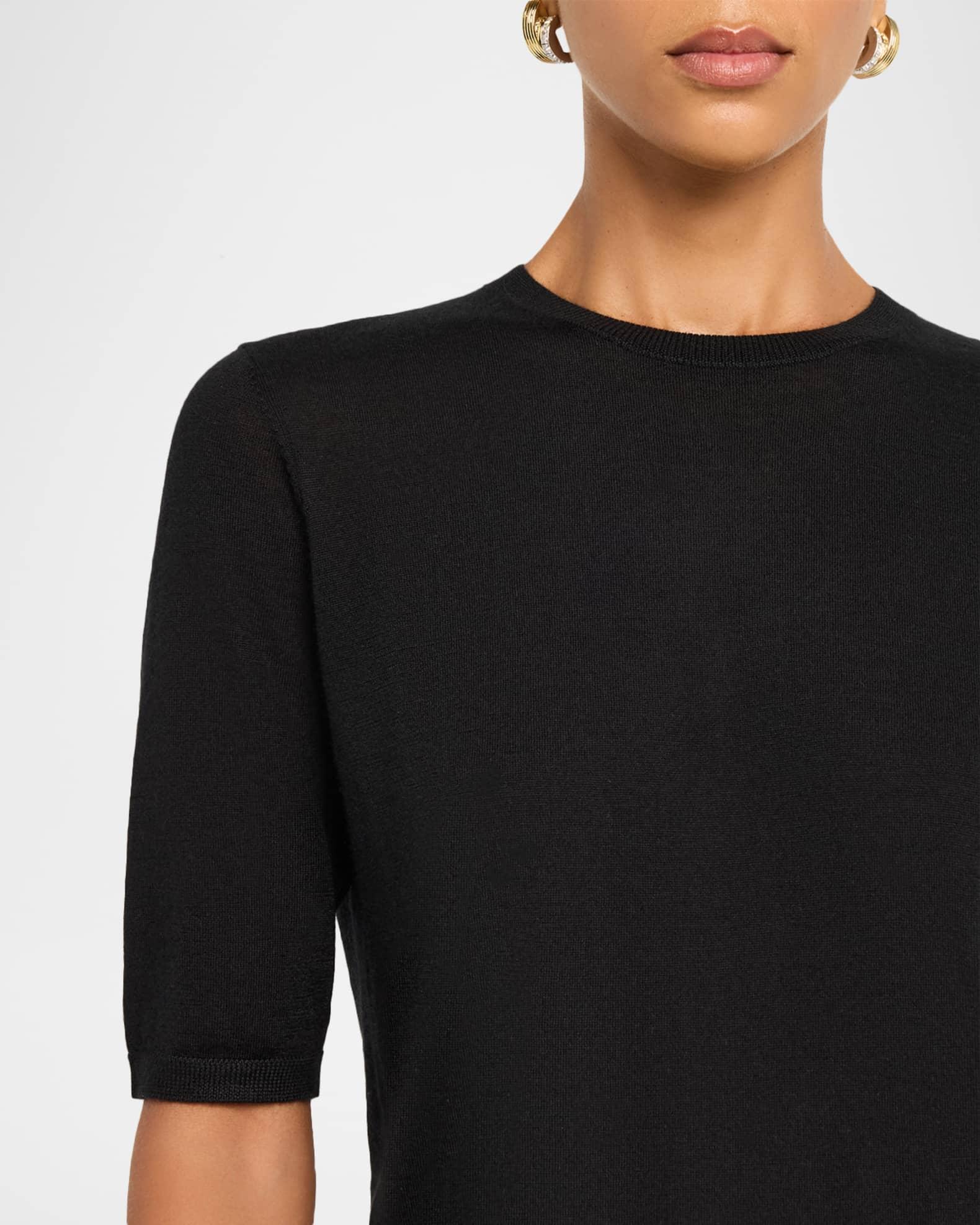 Brunner Short-Sleeve Cashmere-Silk T-Shirt Product Image