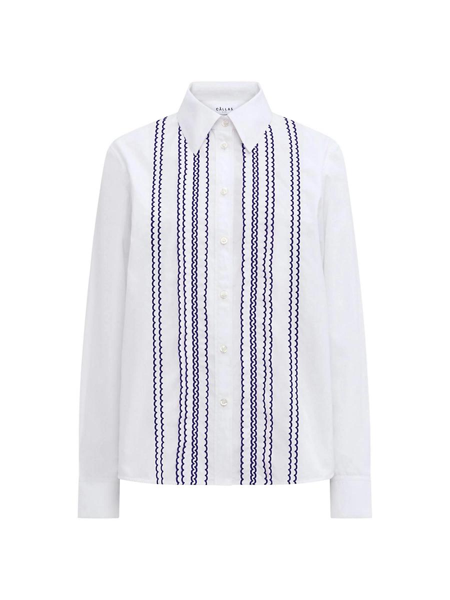 Womens Arletty Embroidered Shirt Product Image