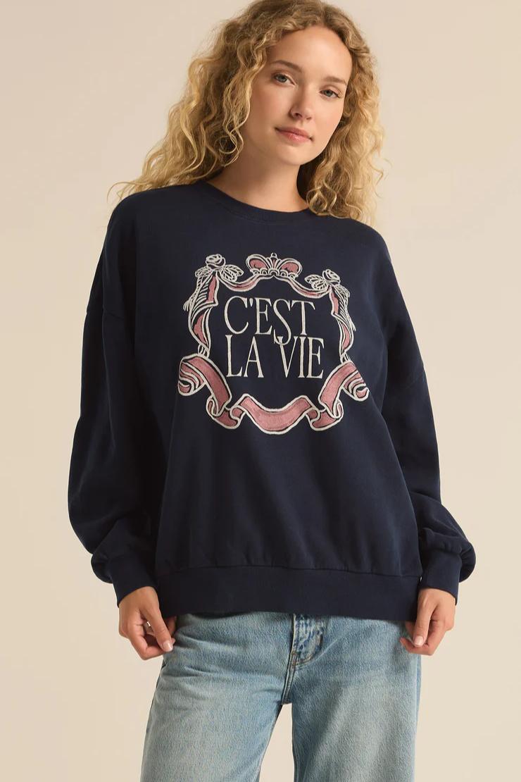 La Vie Sunday Sweatshirt Product Image