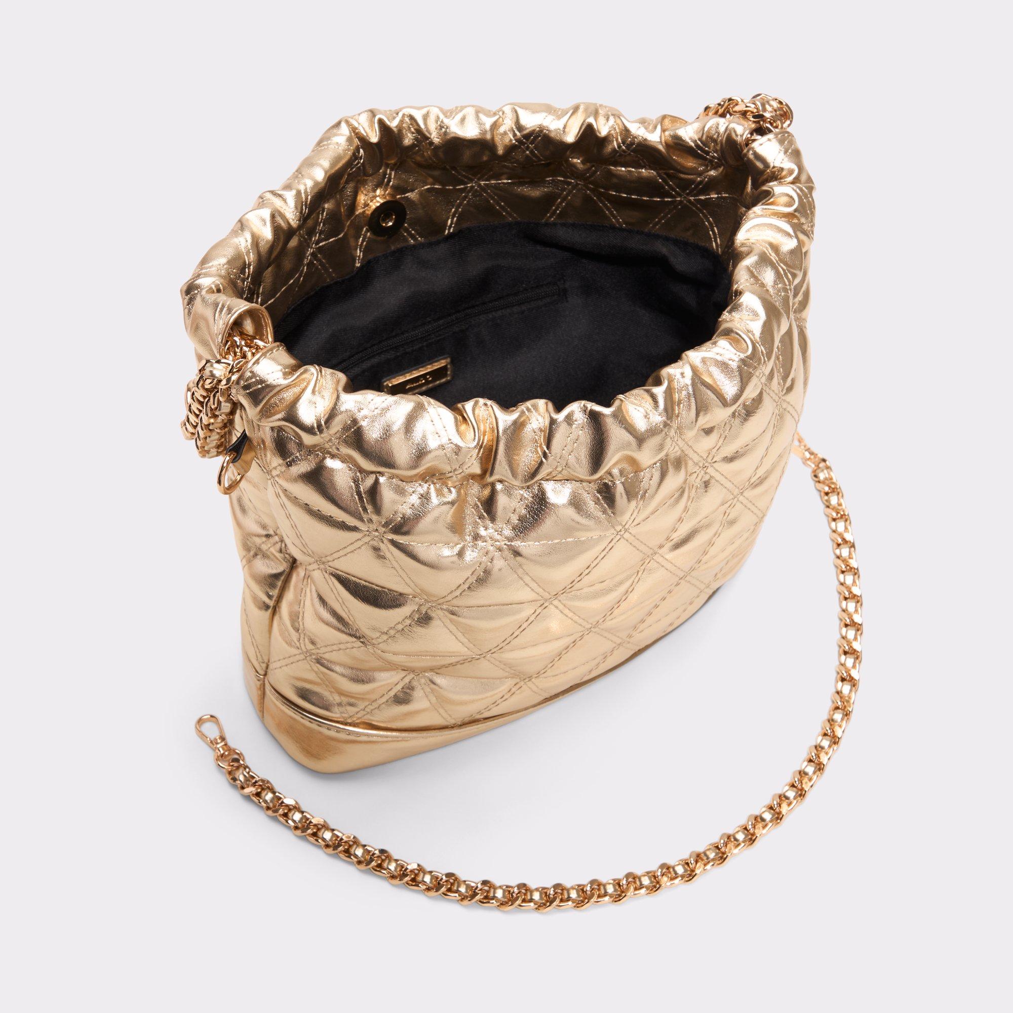 ALDO Janewax - Women's Bucket Bag Handbag - Gold Product Image