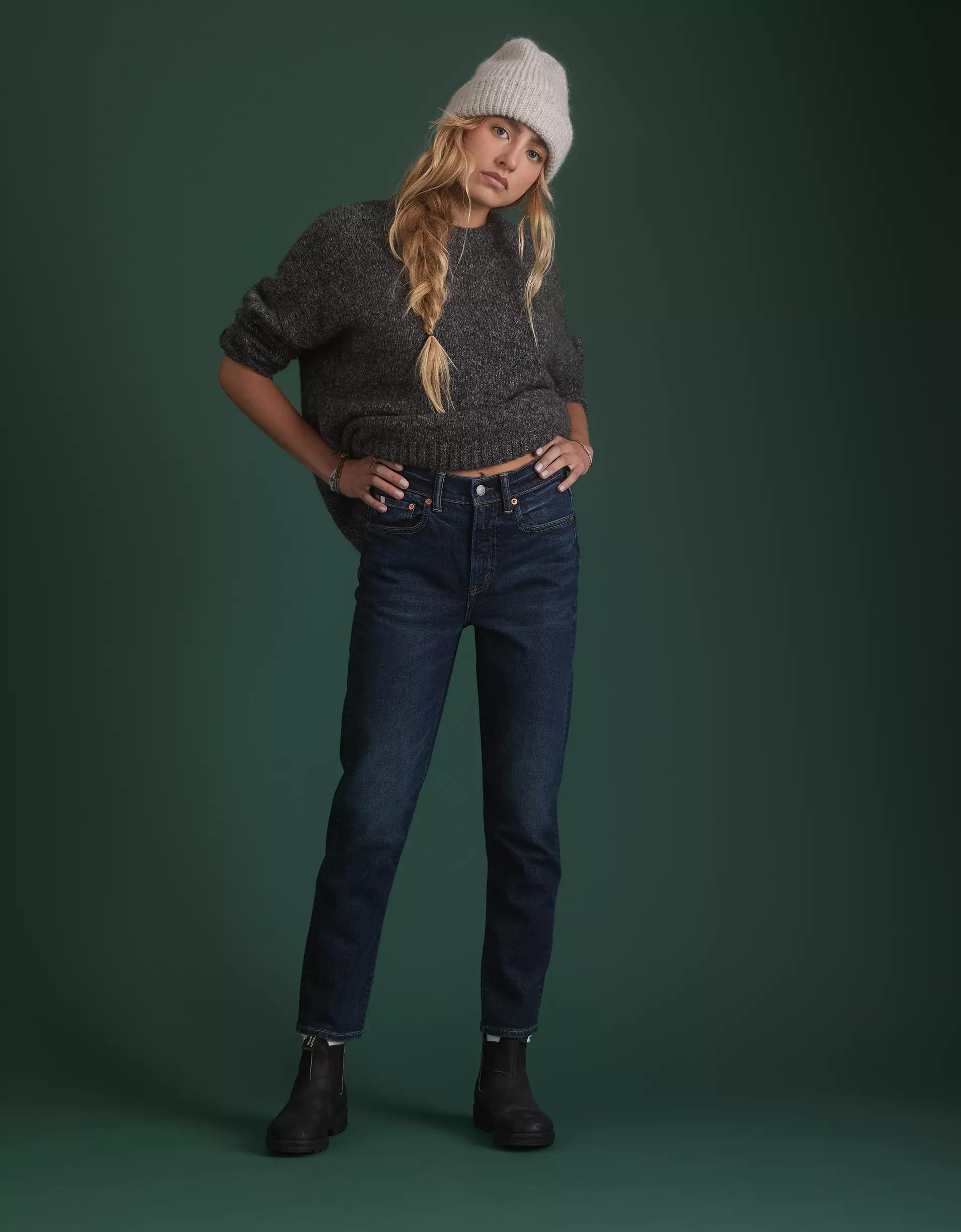 AE77 Premium Mom Jean Product Image