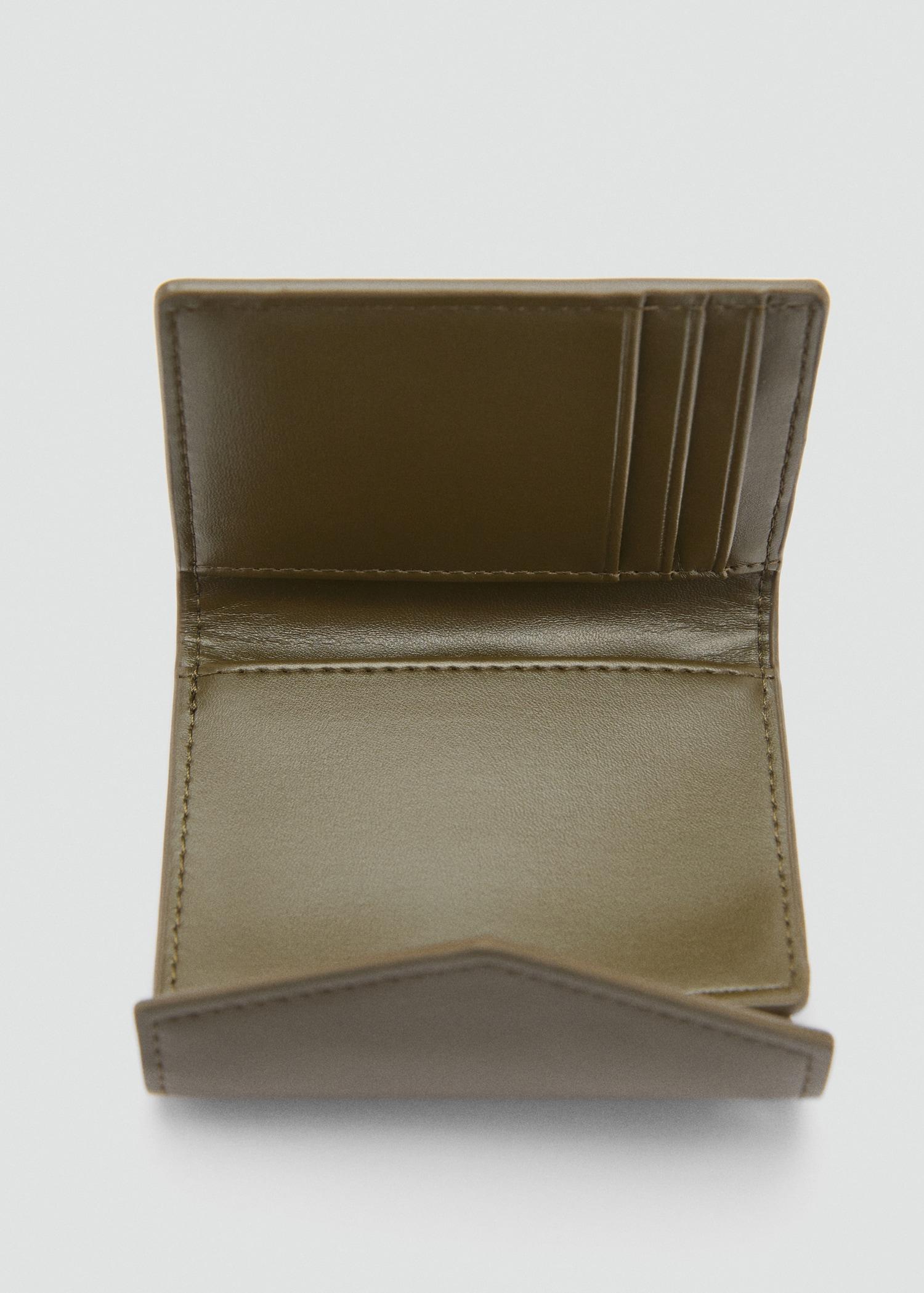 Mini purse carabiner keychain - Women | MANGO USA Product Image