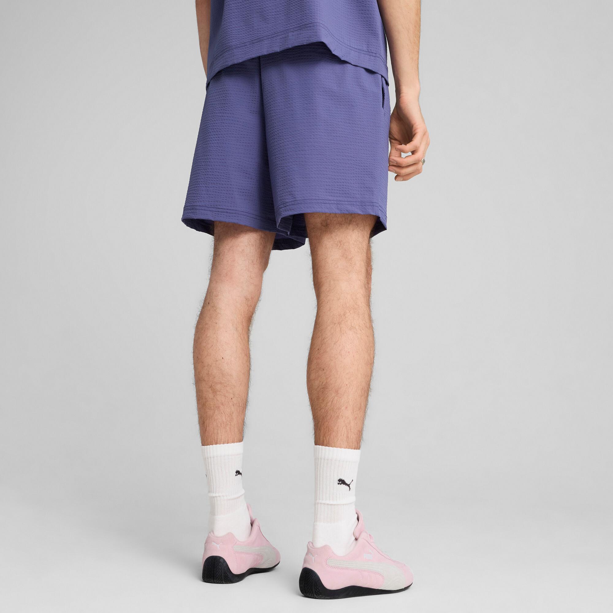 WARDROBE ESSENTIALS Men's Seersucker Relaxed 6" Shorts Product Image