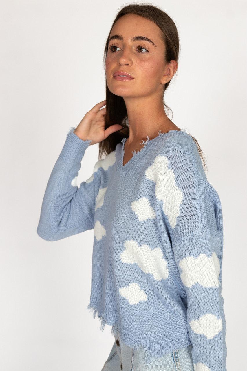 Distressed Cloud Sweater Product Image