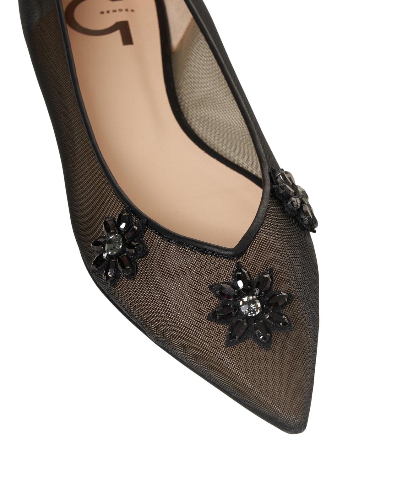 Mesh ballerina flats Product Image