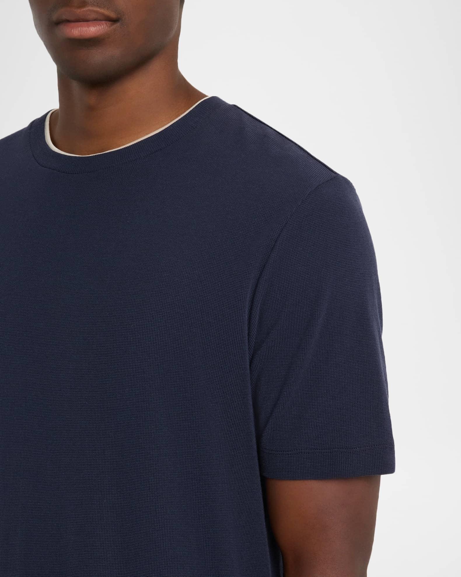 Men's Double-Neck Pima Cotton T-Shirt Product Image