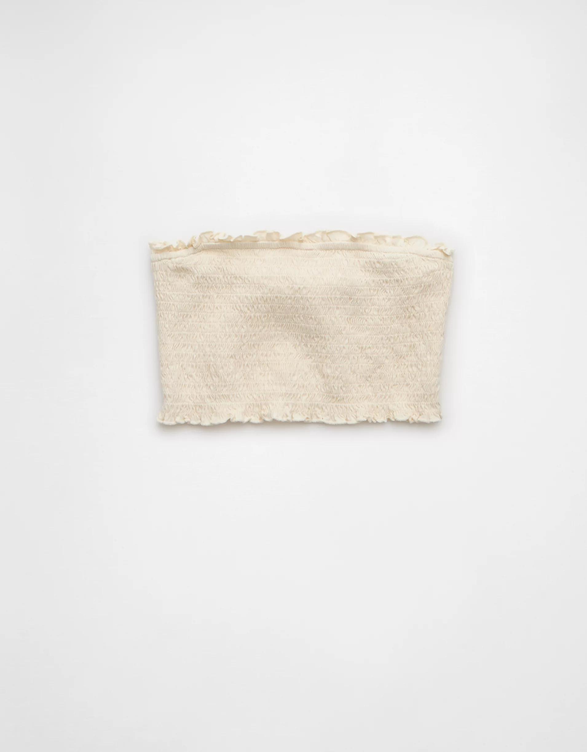 AE Sunchaser Knit Smocked Bandeau Product Image