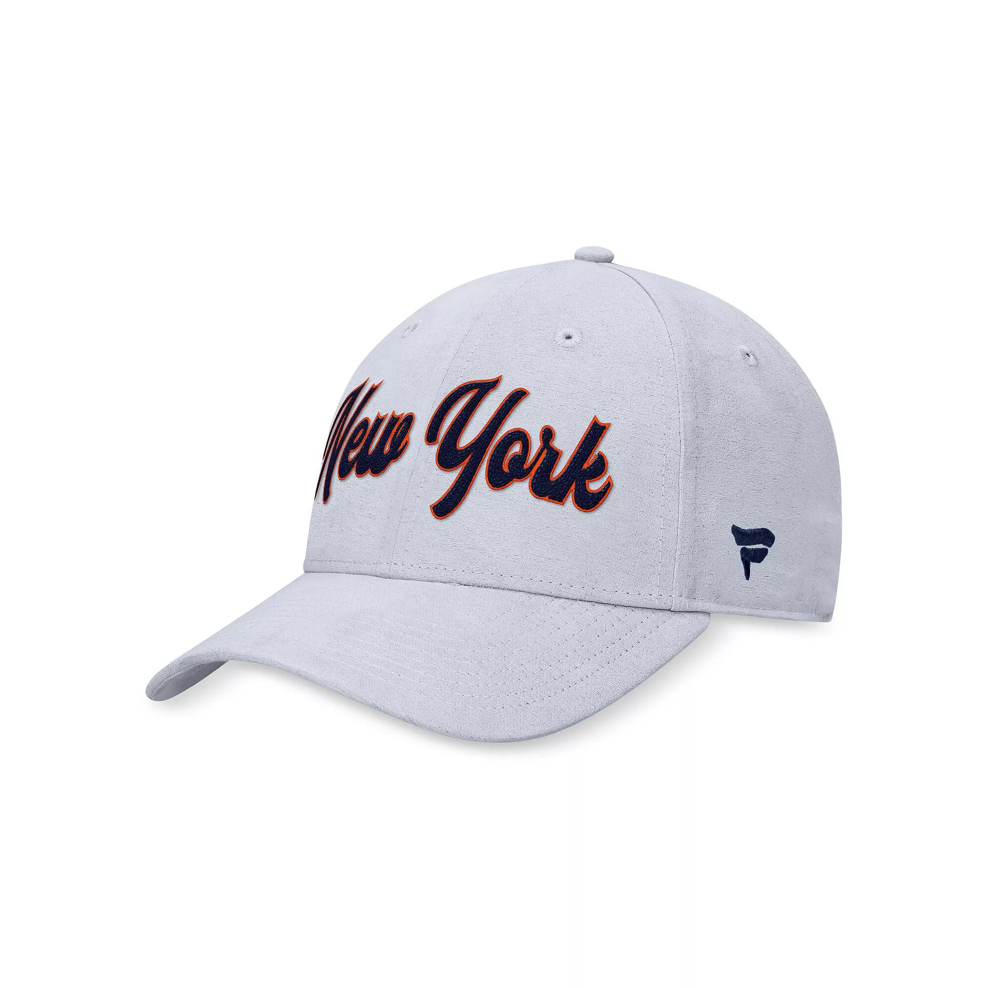 Men's Fanatics Gray New York Islanders Heritage Adjustable Hat, Isl Grey Product Image