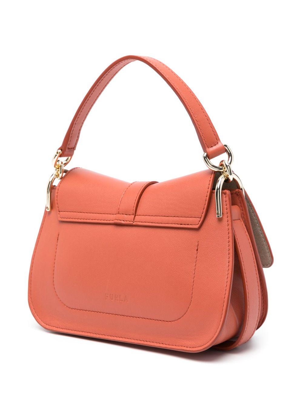 logo-plaque leather tote bag Product Image