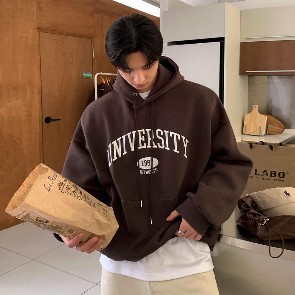 RT No. 12522 UNIVERSITY LETTERED PULLOVER HOODIE Product Image