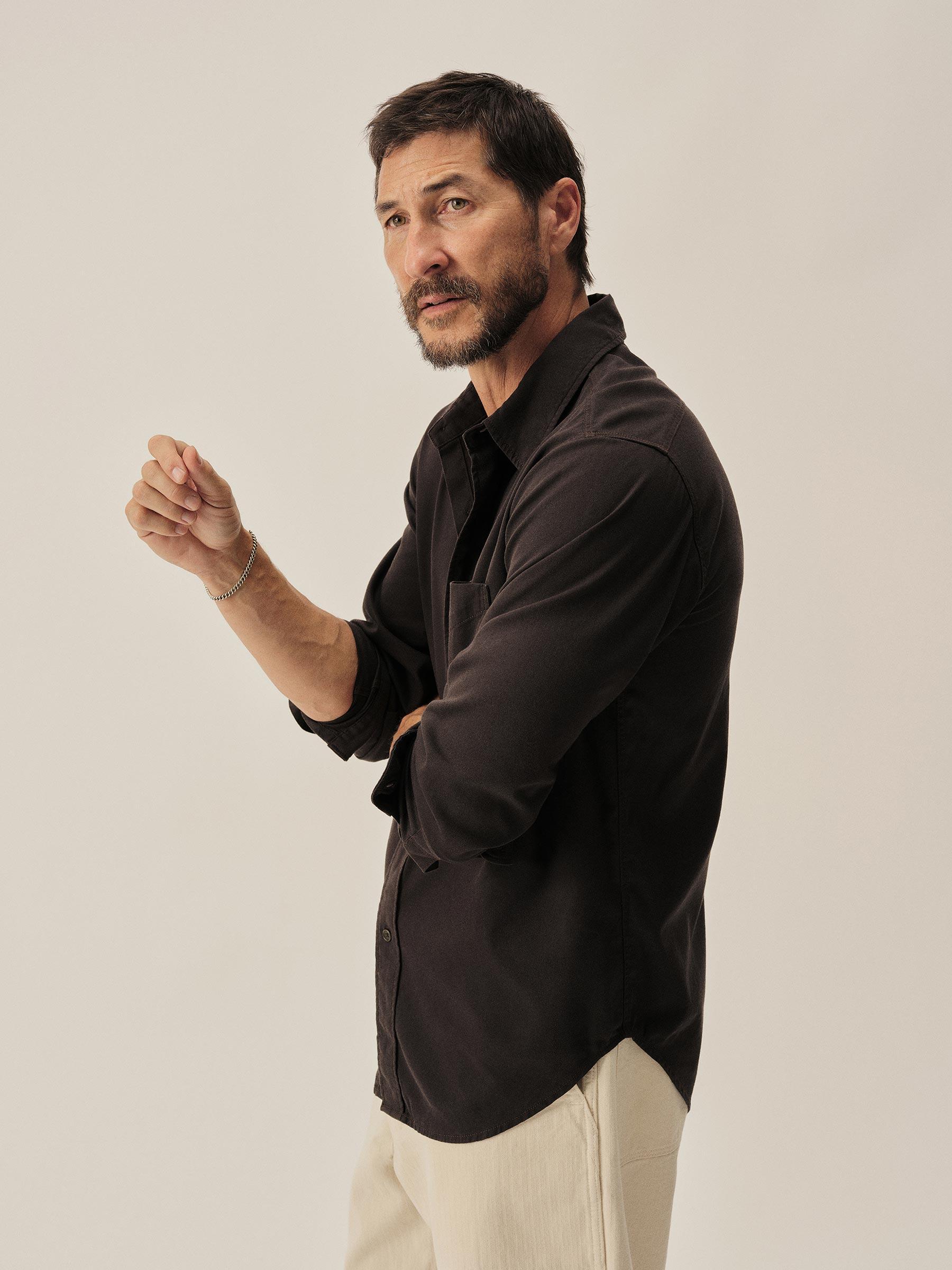 Charcoal Chainmail Check Pacific Twill Flannel Bd Shirt Product Image