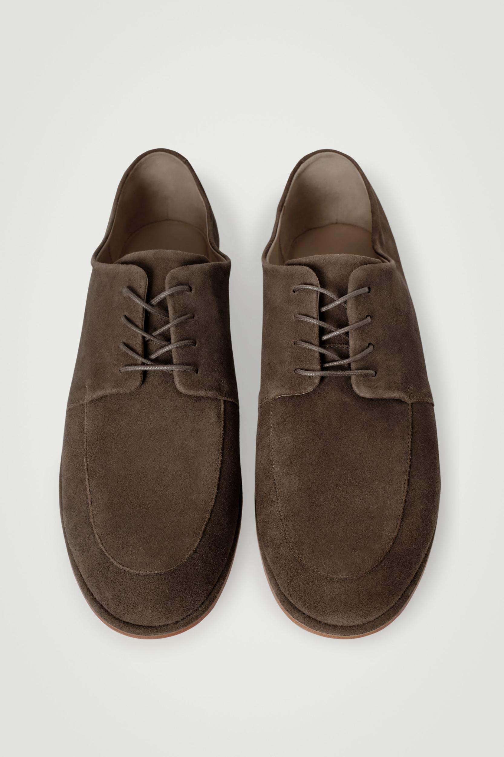 SUEDE DERBY SHOES Product Image