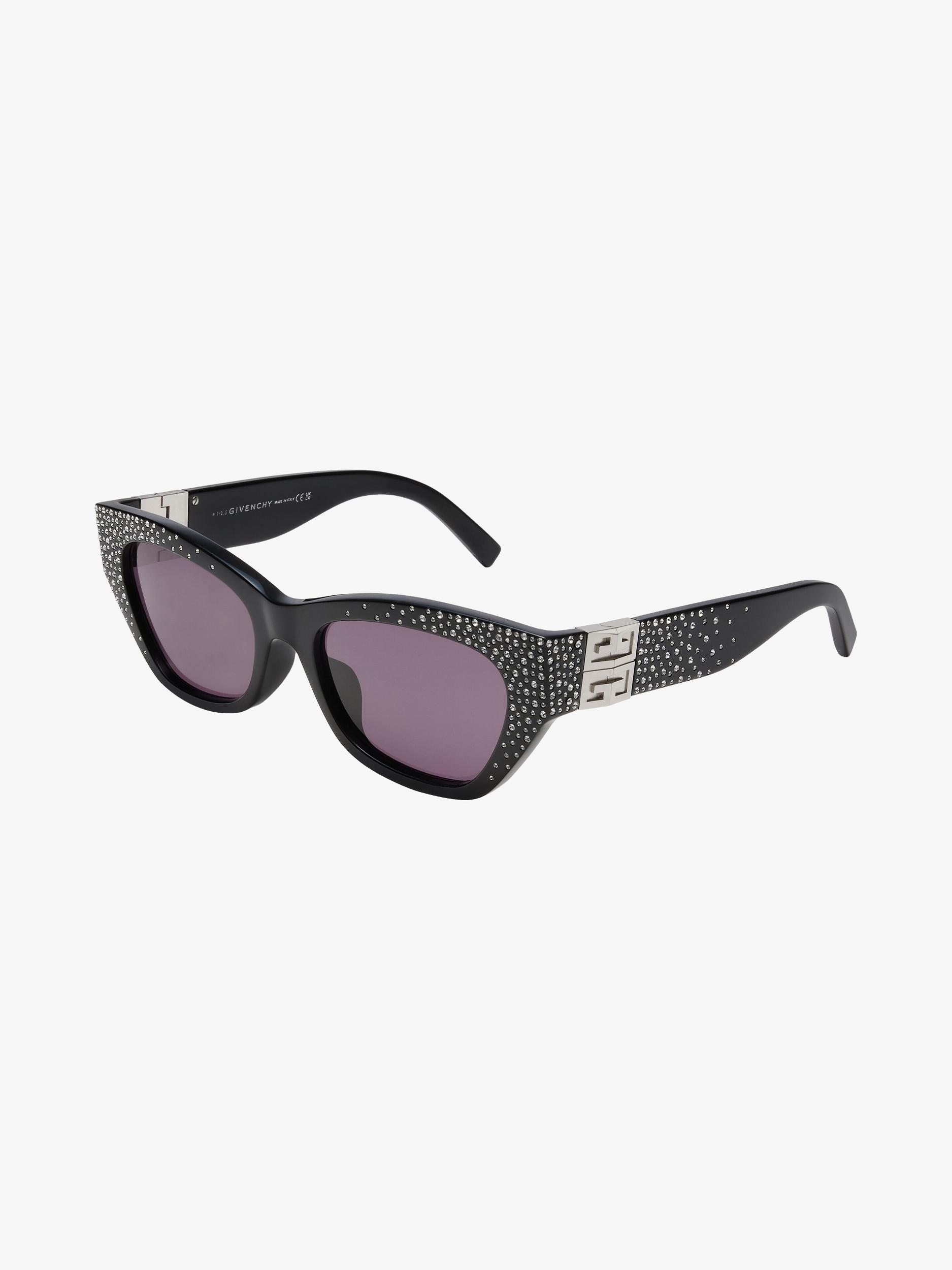 4G sunglasses in acetate with crystals Product Image