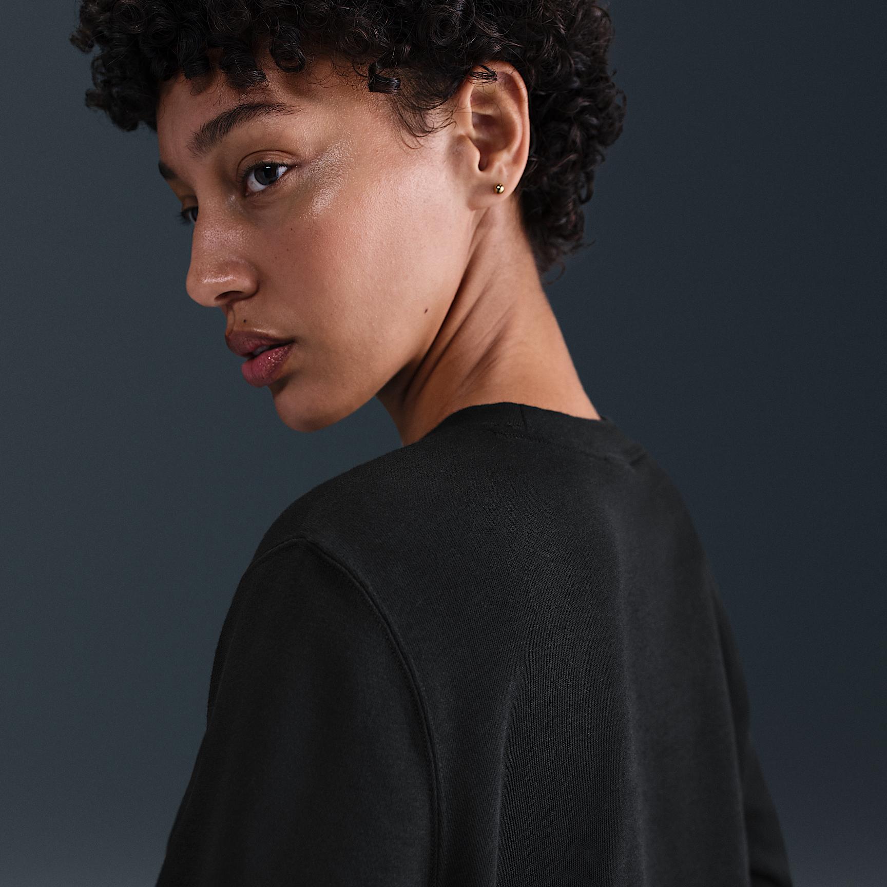 Womens Nike Sportswear Chill Terry Crew-Neck French Terry Sweatshirt | HV2393-675 Product Image