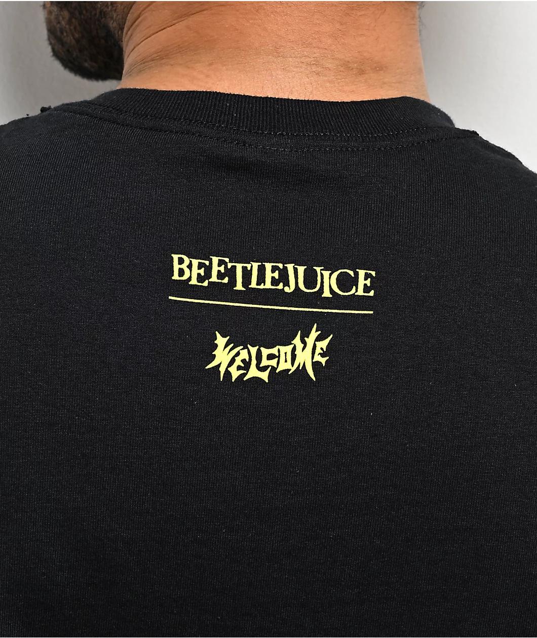 Welcome x Beetlejuice Showtime Black T-Shirt Product Image