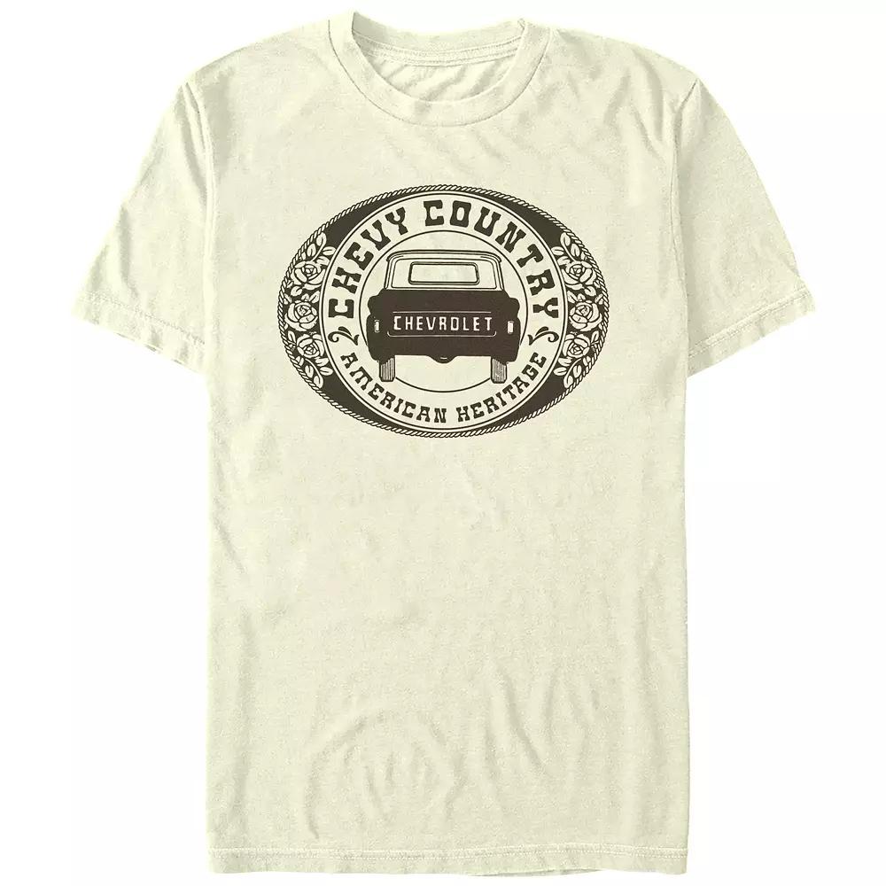 Men's Chevy Country American Heritage Badge Graphic Tee,  Product Image