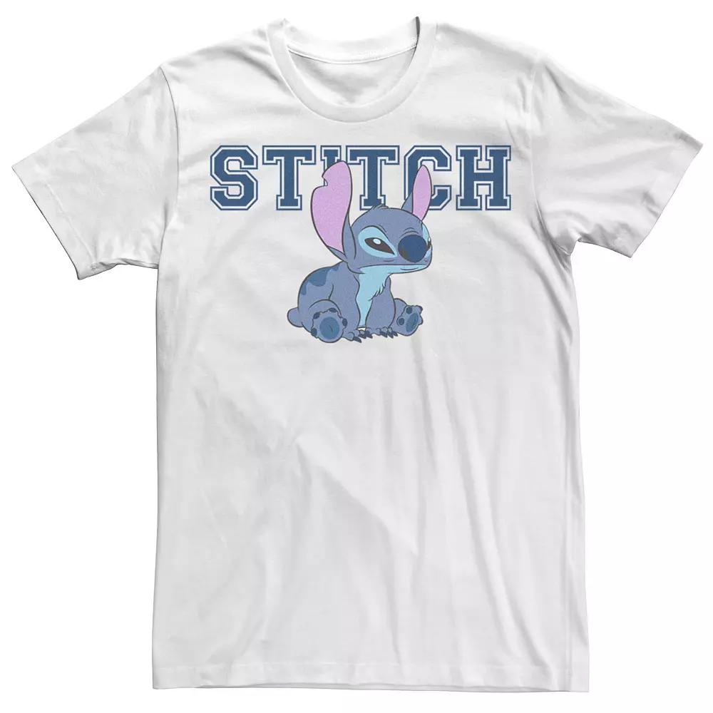 Disney's Lilo & Stitch Angry Sitting Stitch Juniors' Boyfriend Graphic Tee, Women's,  Product Image