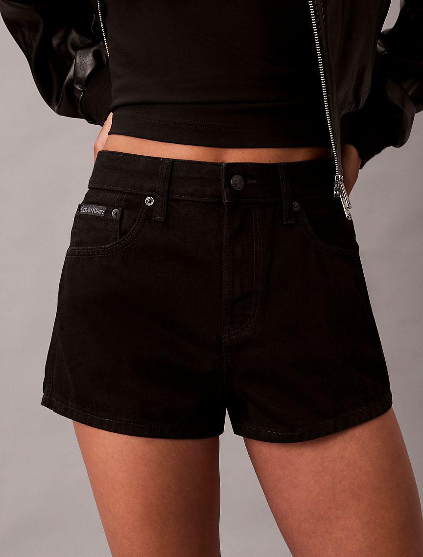Denim Mini Shorts  Product Image
