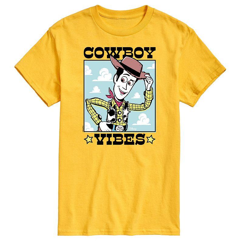 Disney / Pixar's Toy Story 4 Men's Cowboy Vibes Graphic Tee,  Product Image