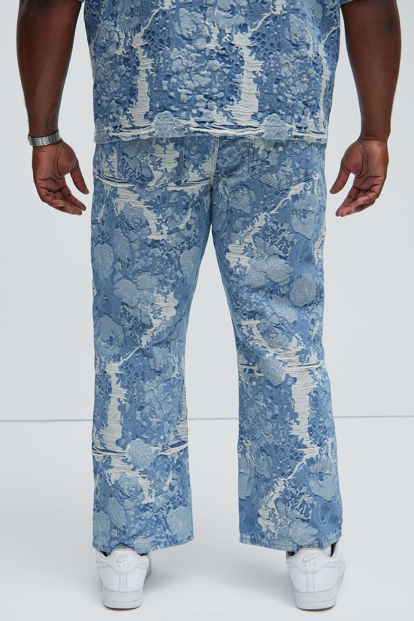Inspired Straight Jeans - Light Wash Product Image