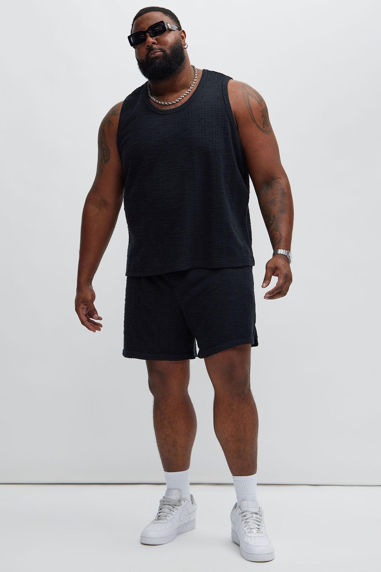 Jordan Textured Tank Top - Black Product Image