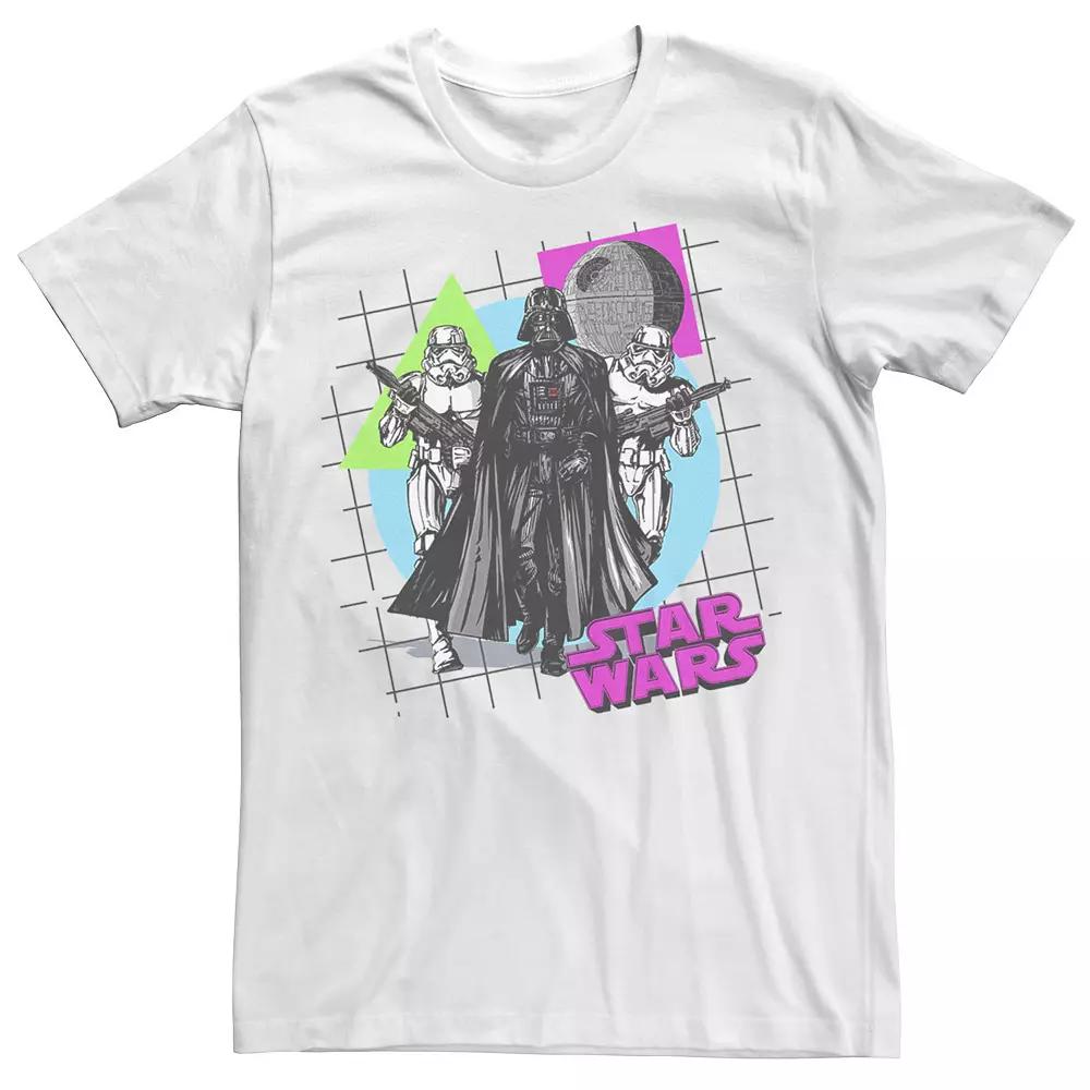 Men's Star Wars Darth Vader And Stormtroopers Retro Shapes Tee,  Product Image