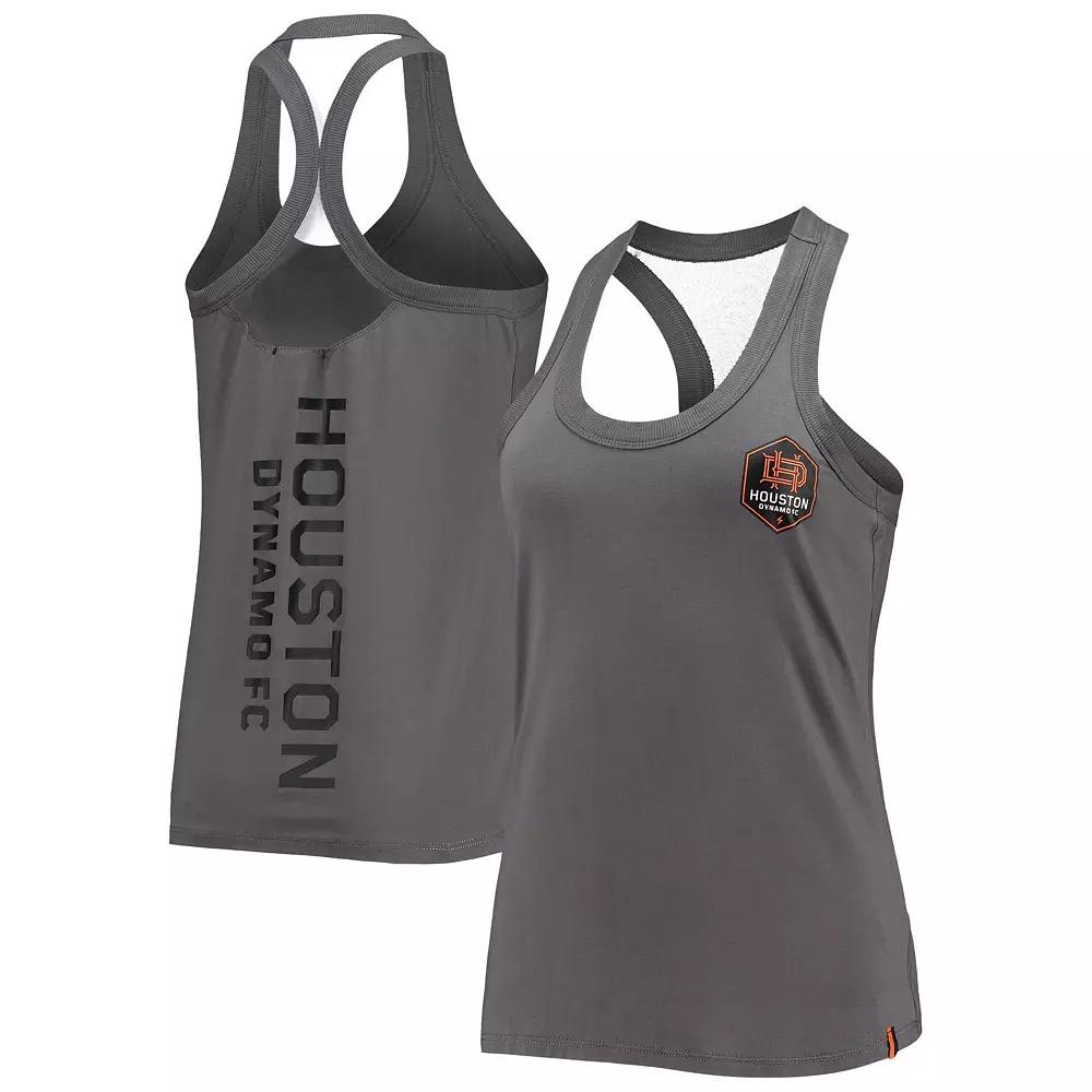 Women's The Wild Collective Gray Houston Dynamo FC Athleisure Tank Top,  Product Image