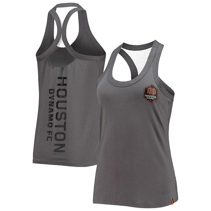 Women's The Wild Collective Gray Houston Dynamo FC Athleisure Tank Top,  Product Image