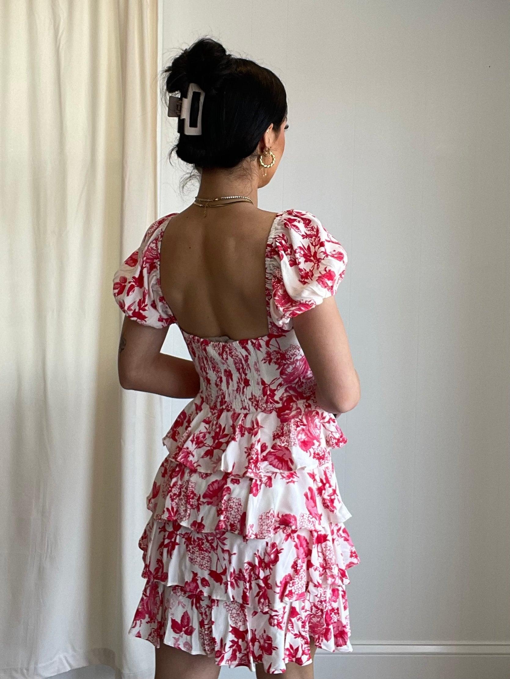 Atara Floral Mini Dress | FINAL SALE Product Image