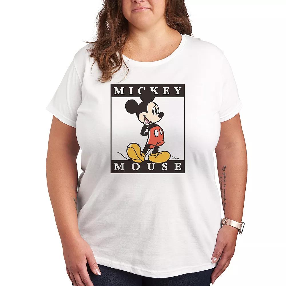 Disney's Mickey Mouse Plus Type Block Graphic Tee, Women's,  Product Image