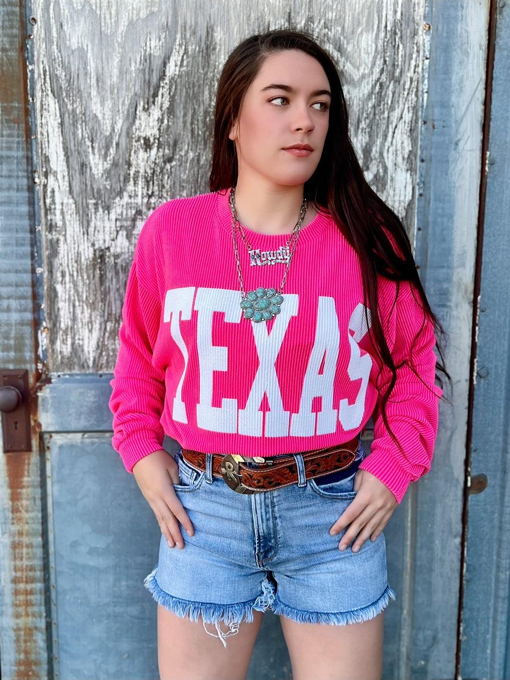 The Texas Graphic Sweatshirt (MULTIPLE COLORS) Product Image