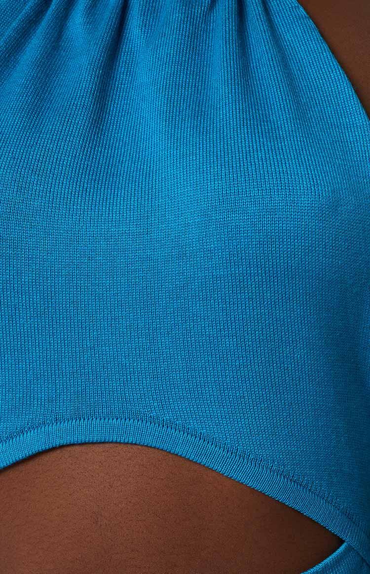 Halley Blue Mini Dress Product Image