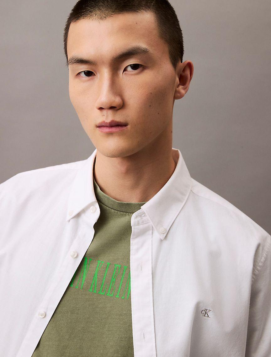 Acid Wash Graphic Crewneck T-Shirt Product Image