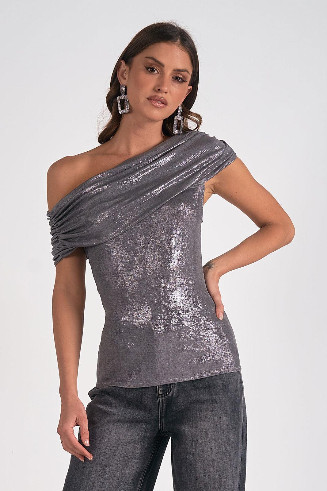 Shimmer Off Shoulder Top Product Image