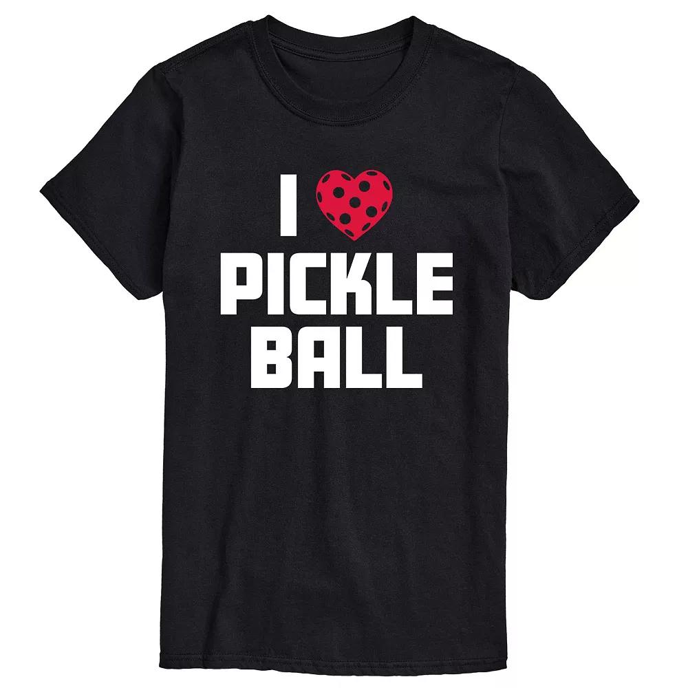 Men's I Love Pickleball Tee,  Product Image