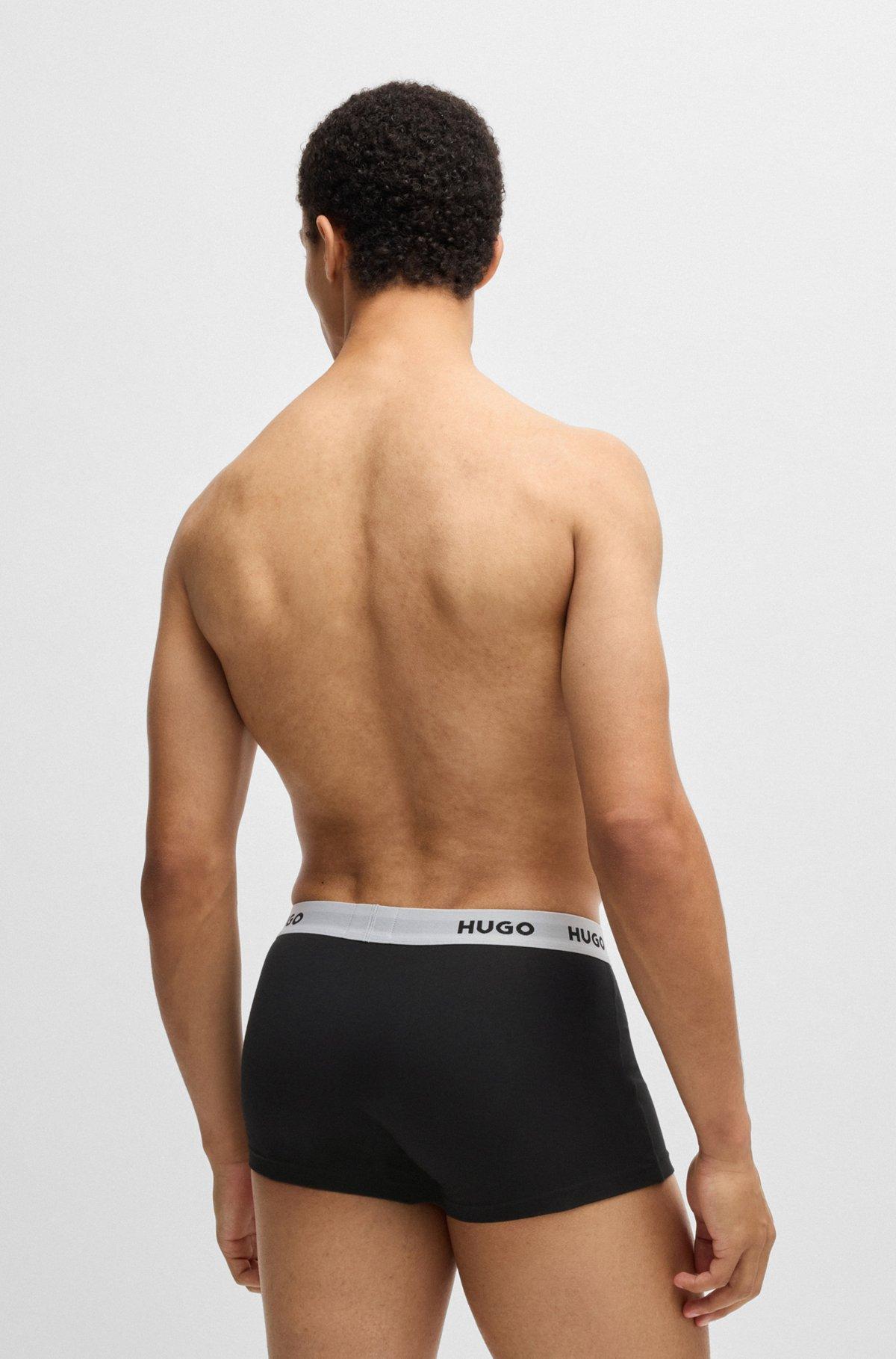 Three-pack of trunks in stretch cotton Product Image