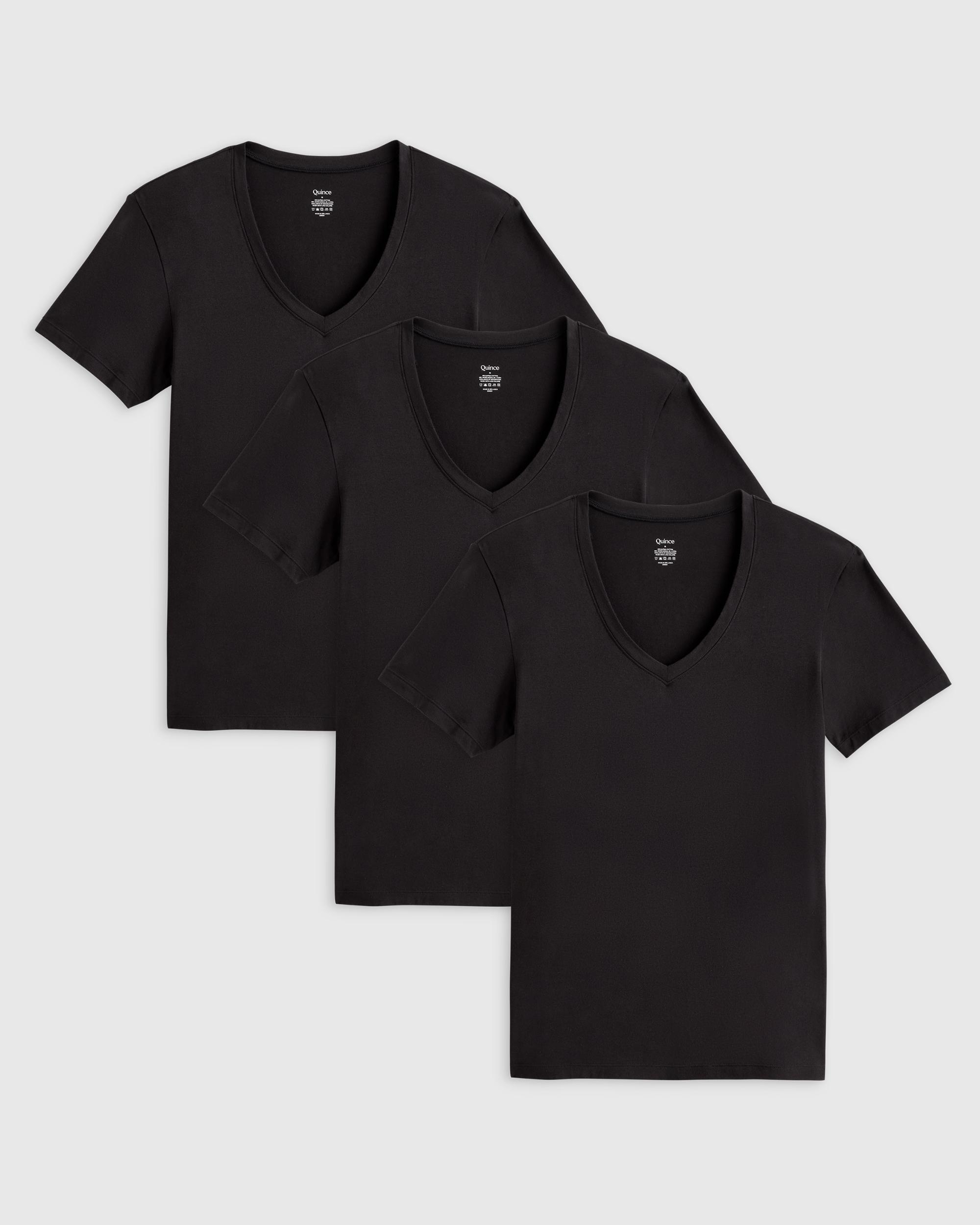 Quince | Men's Soft Stretch V-Neck Undershirt Tencel Product Image