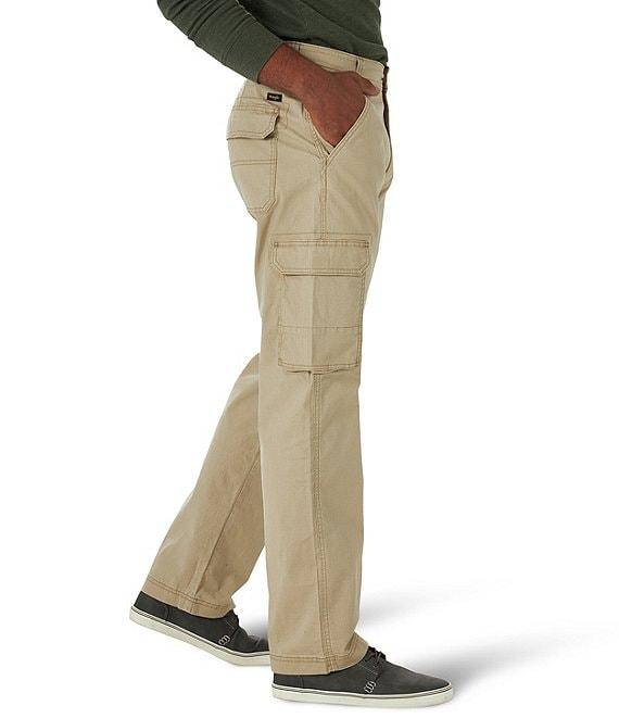 Wrangler® Loose Fit Straight Leg Cargo Twill Pants Product Image
