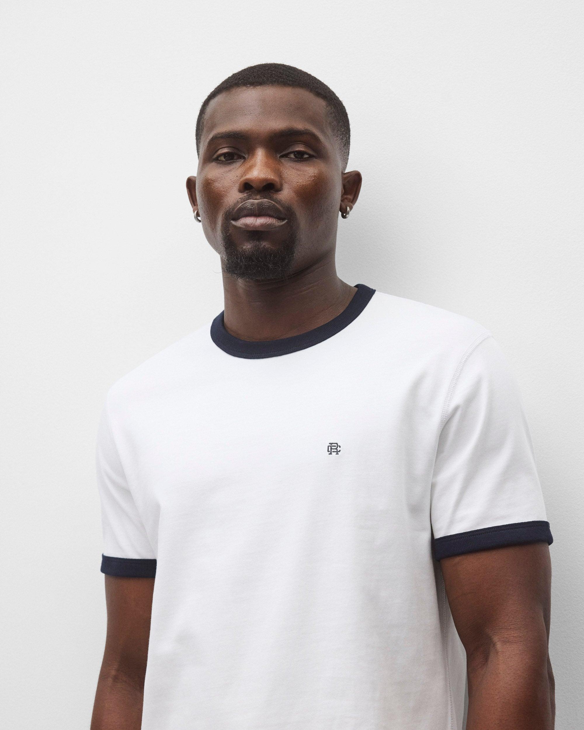 Midweight Jersey Ringer Standard T-Shirt Male Product Image