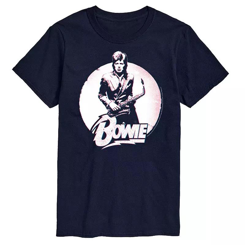 Big & Tall David Bowie Distressed Graphic Tee, Men's,  Product Image