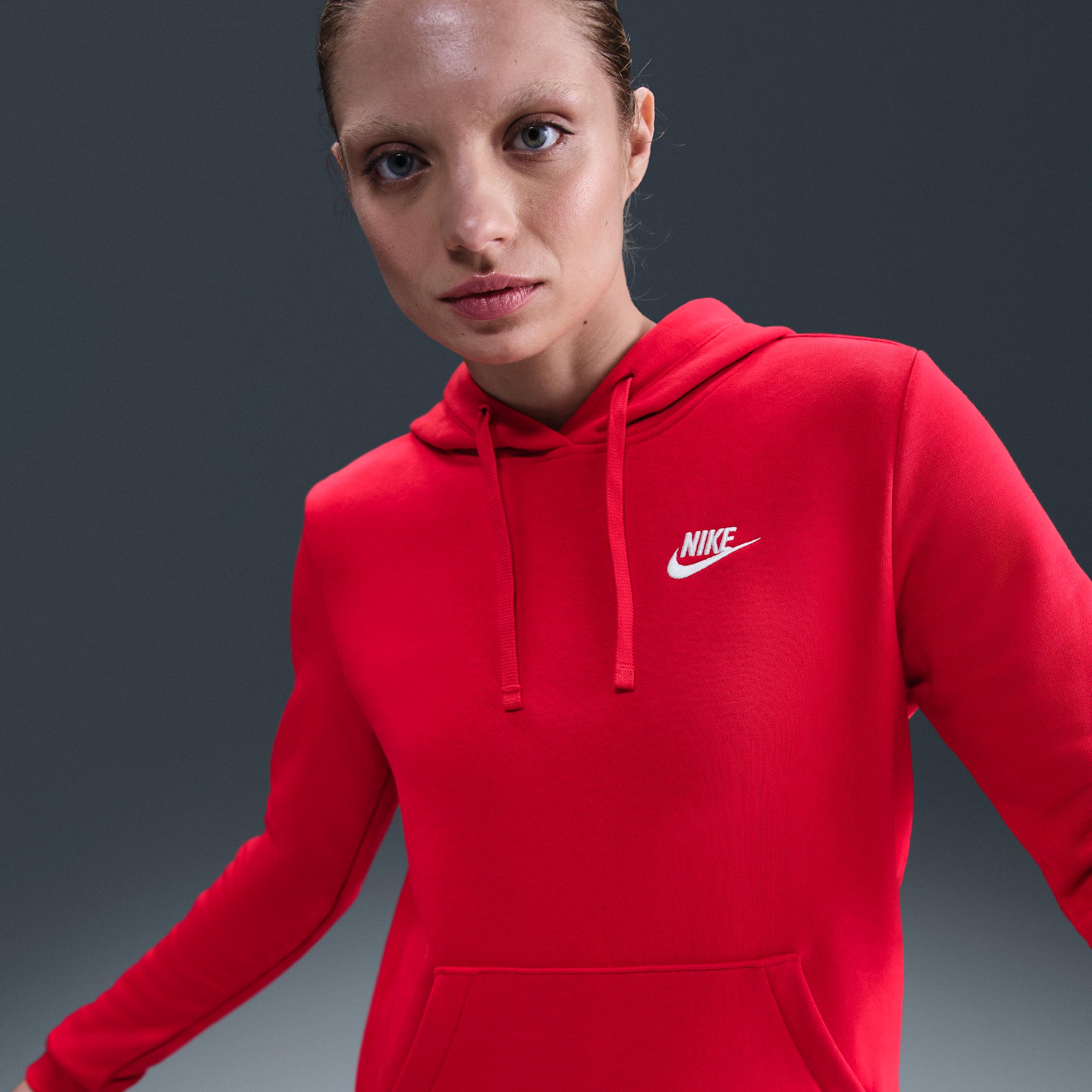 Womens Nike Sportswear Club Fleece Pullover Hoodie | DQ5793-657 Product Image