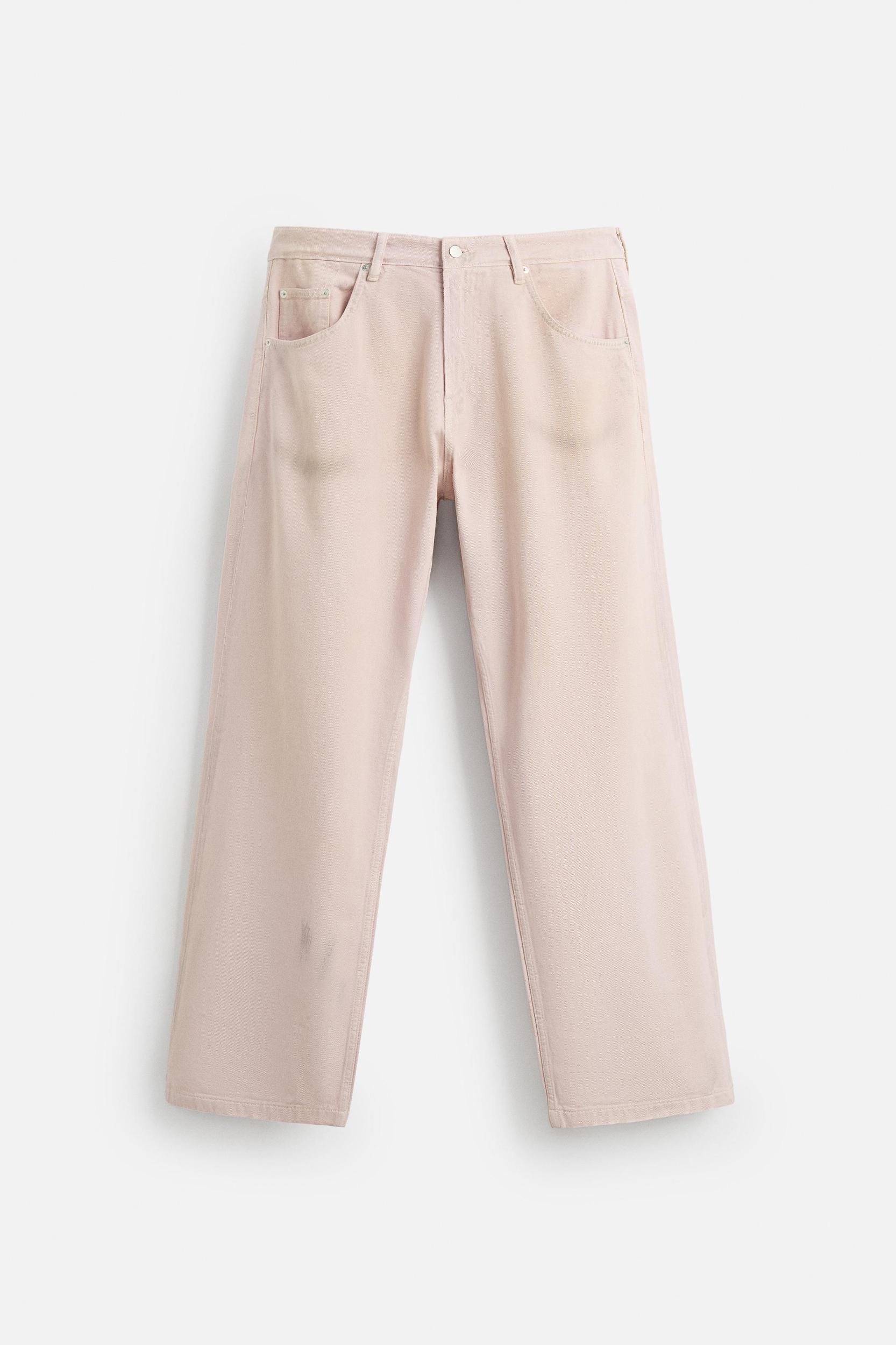 VINTAGE EFFECT BAGGY FIT JEANS Product Image