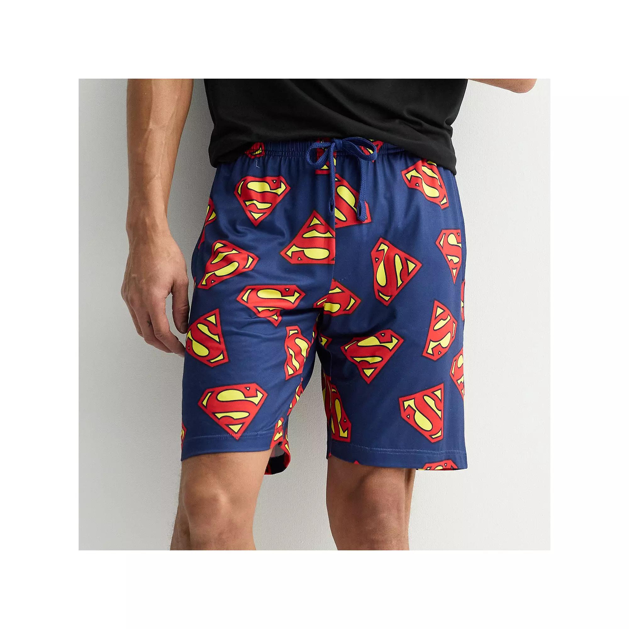 Mens DC Comics Superman Sleep Shorts Product Image