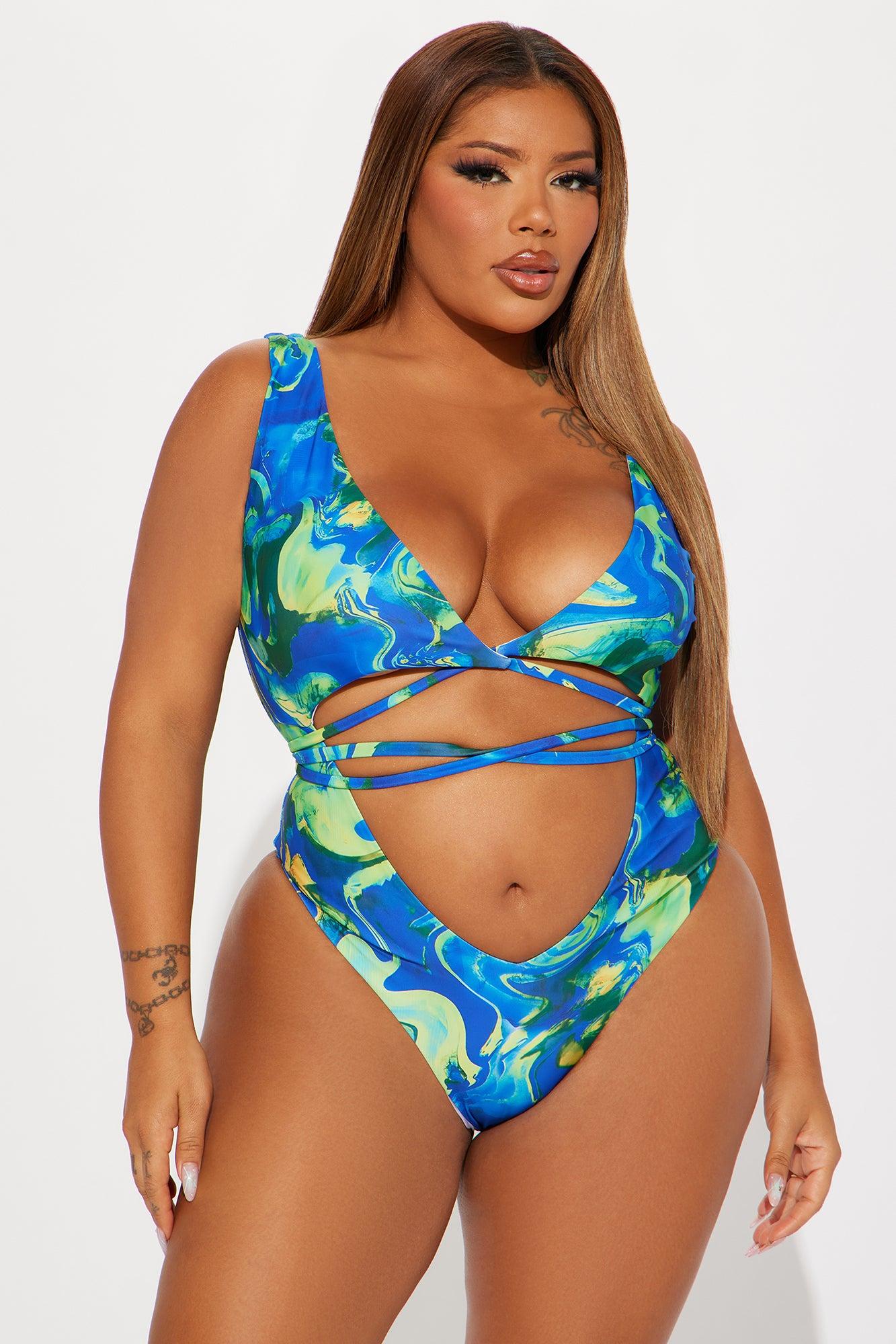 Madeleine 1 Piece Swimsuit - Blue/combo Product Image