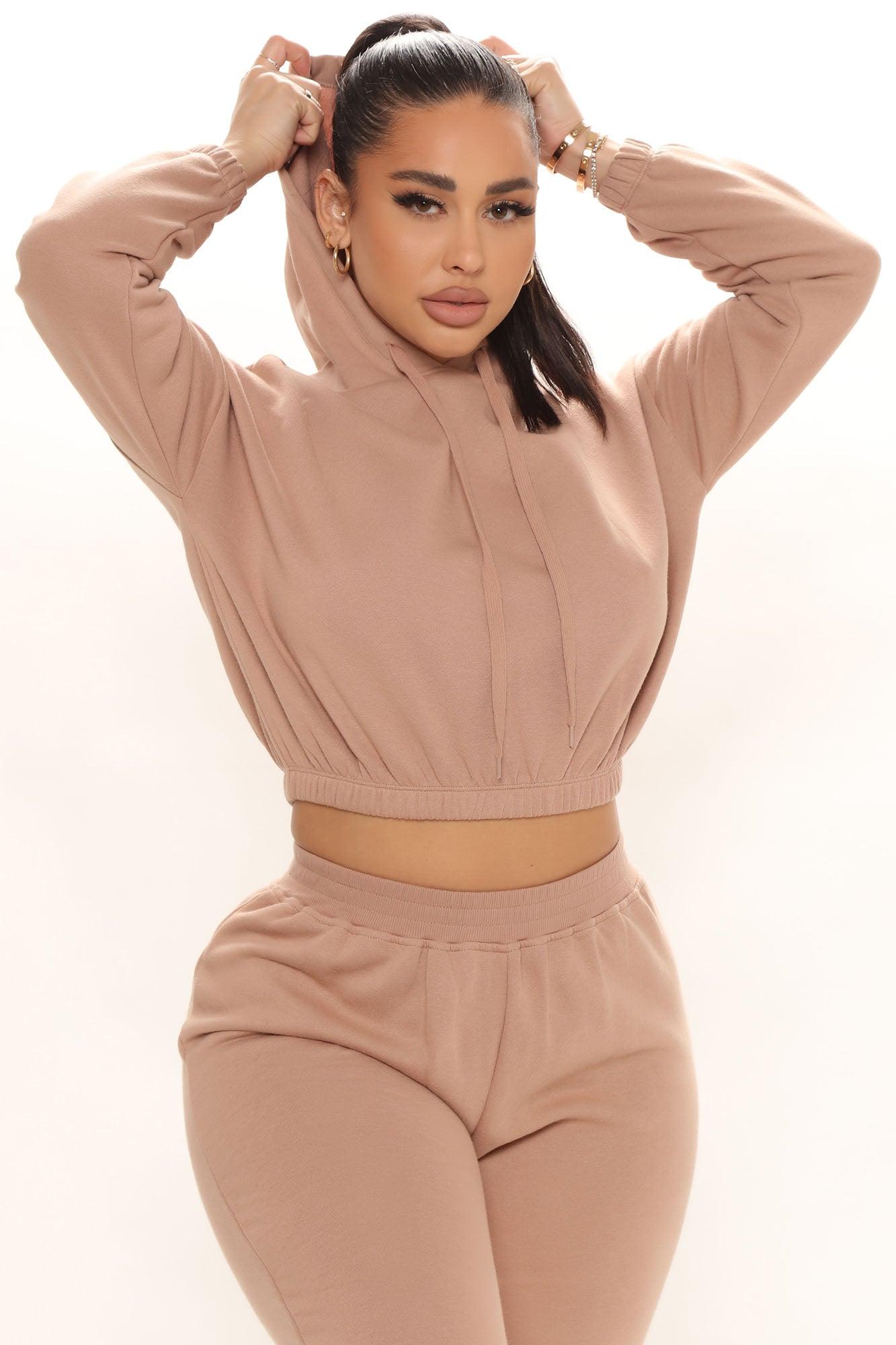 Get Ready Jogger Set - Taupe Product Image