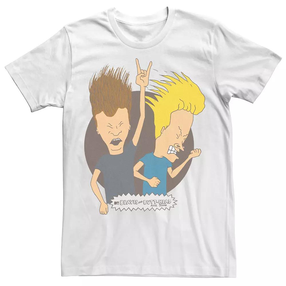 Men's Beavis & Butthead So Broken Group Shot Poster Tee,  Product Image