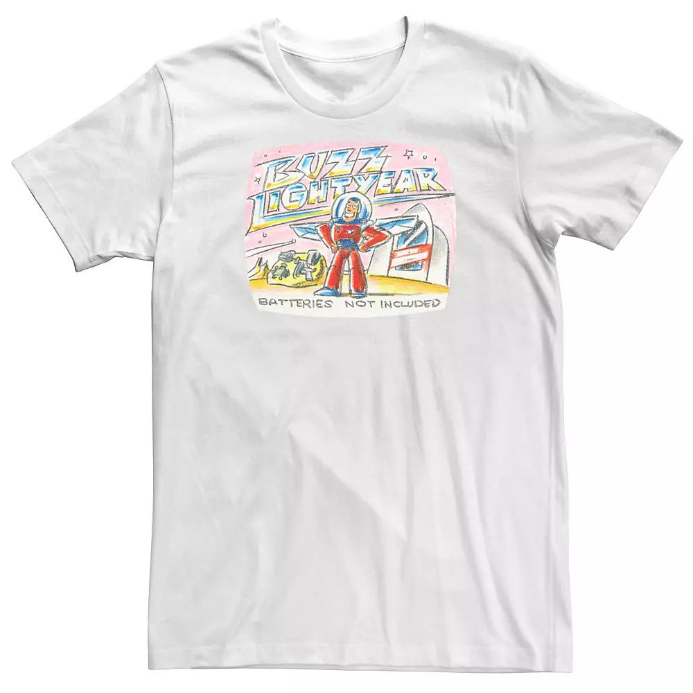 Big & Tall Disney / Pixar Toy Story Buzz Lightyear Batteries Not Included Tee, Men's,  Product Image