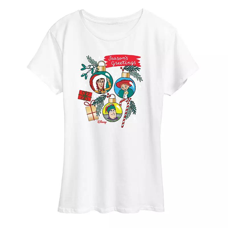 Disney / Pixar's Toy Story Women's Seasons Greetings Graphic Tee, Girl's,  Product Image